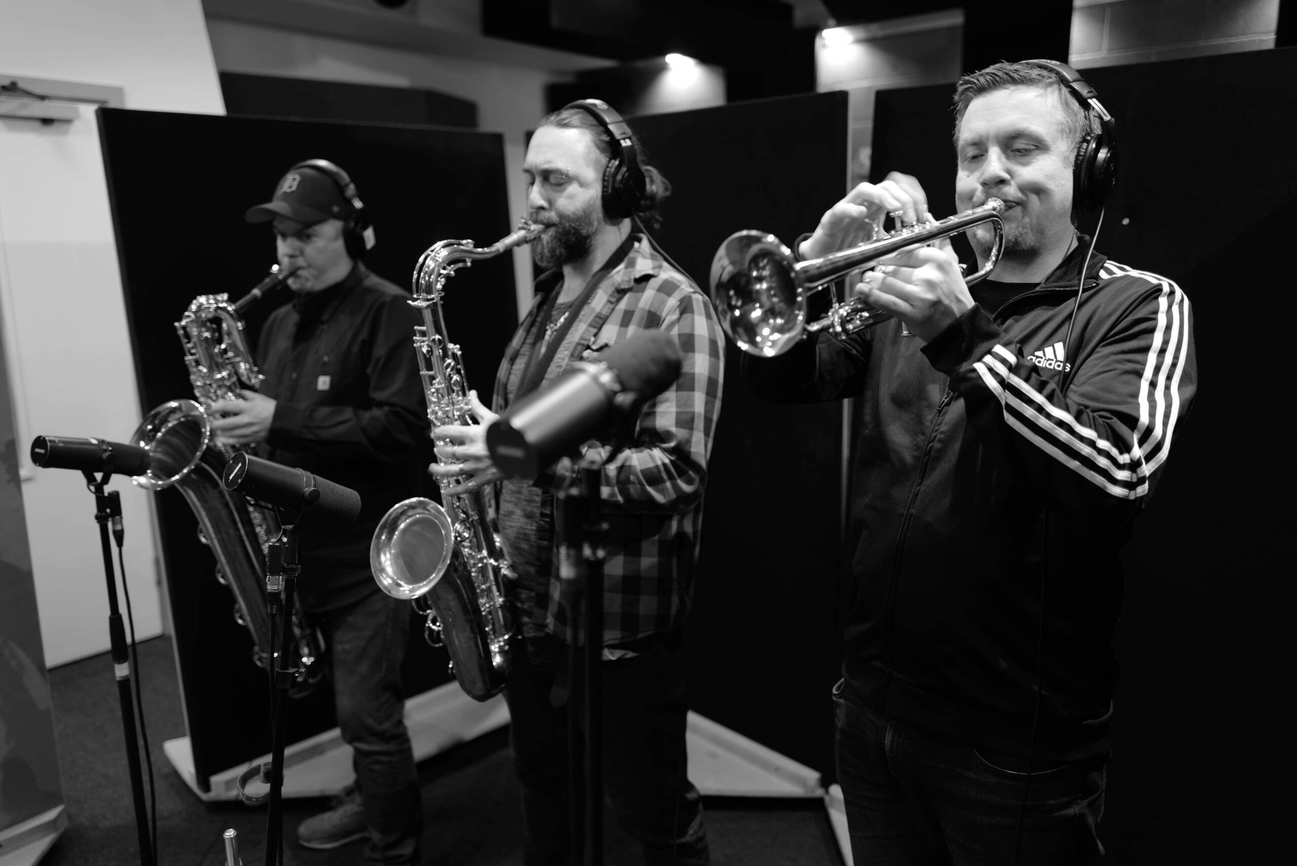 The Haggis Horns Horn Section Atholl Ransome Malcolm Strachan Rob Mitchell